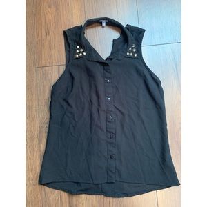 Charlotte Russe Studded Top